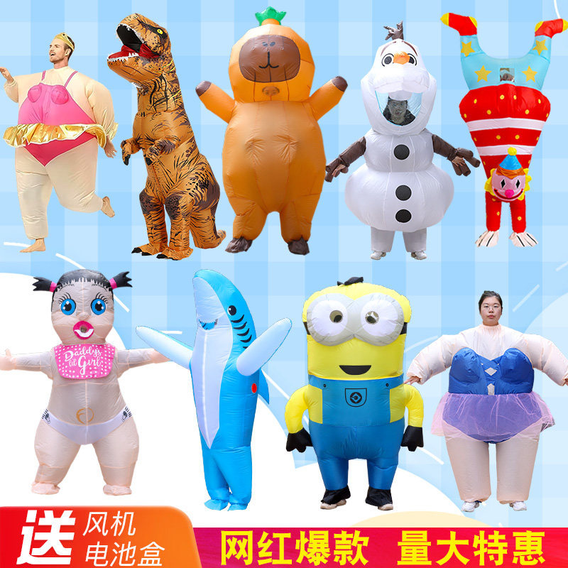🔥có hàng sẵn🔥Trang phục bơm hơi Sumo hóa trang vui nhộn sự kiện Quần Áo Bơm Hơi Người Lớn Con Rối Qu
