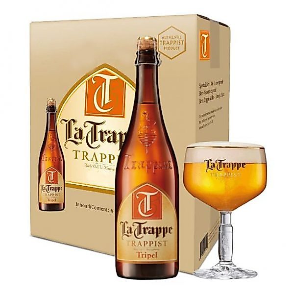 Bia La Trappe Trappist Tripel 8% - bia Hà Lan - 1 thùng 6 chai 750ml