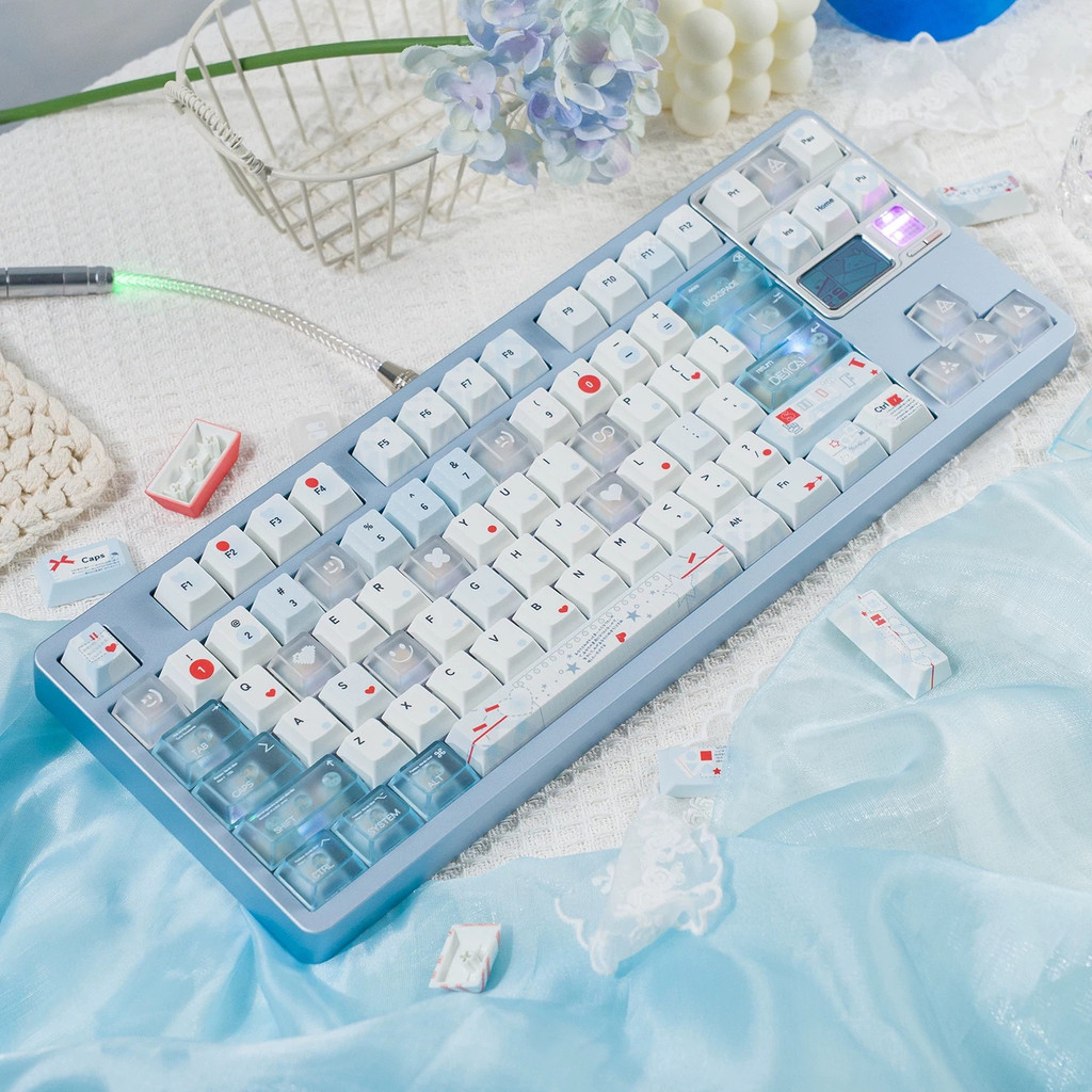 Love Letter Keycap Cherry / MOA Profile 140 Phím PBT Thuốc nhuộm năm mặt Thăng hoa Aula F75 F99 RK10