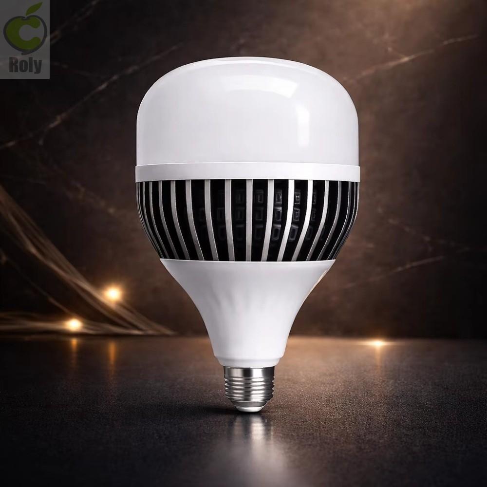 Bóng đèn LED ROLY E27, 100W Power E27 Base Đèn siêu sáng, Điện áp 220V di động Siêu sáng Kích thước 