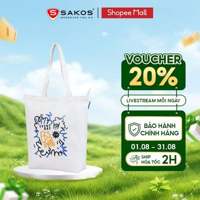 Túi Tote Vải Canvas Đeo Vai STARGO 05 Bền Đẹp Phong Cách Tối Giản Dễ Phối Đồ
