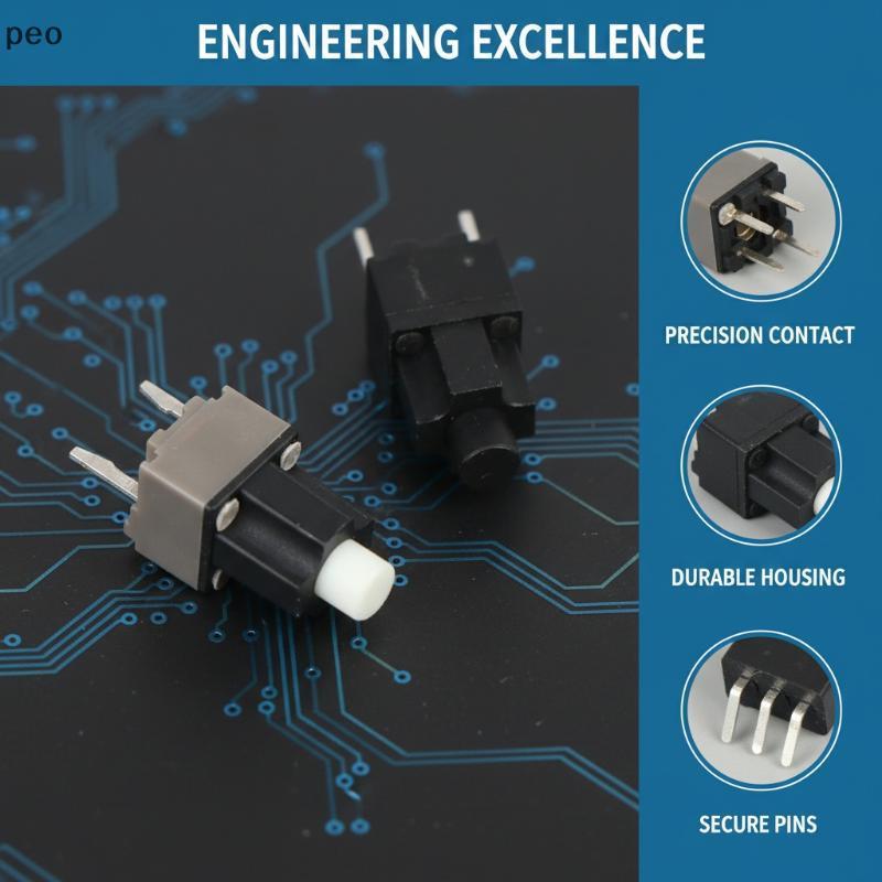 [PEO] 1 / 5 Cái Kailh Square 2 Chân Chuột Micro Switch Cuộn Giữa Nút Phụ Kiện Cho Deathadder 2000 Ch