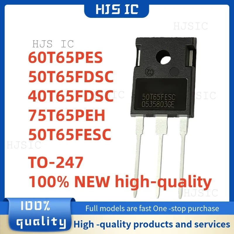 5 CHIẾC 60T65PES 50T65FDSC 40T65FDSC 75T65PEH 50T65FESC TO-247 Bán Buôn Trường Hiệu Ứng Ống