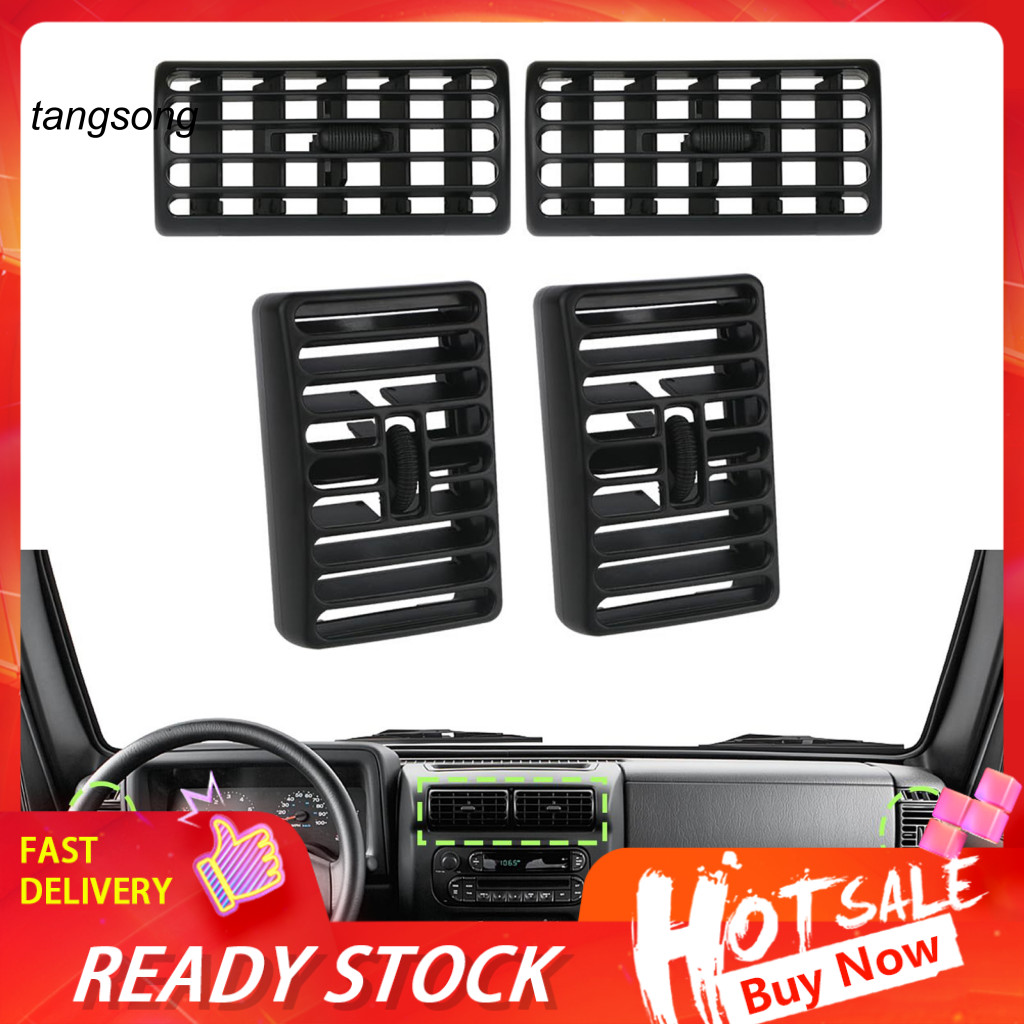 Tang _ Air Vent Louver Cửa thoát khí bằng nhựa dày Ac Vent Outlet Lưới tản nhiệt cho Jeep 1997-2006 
