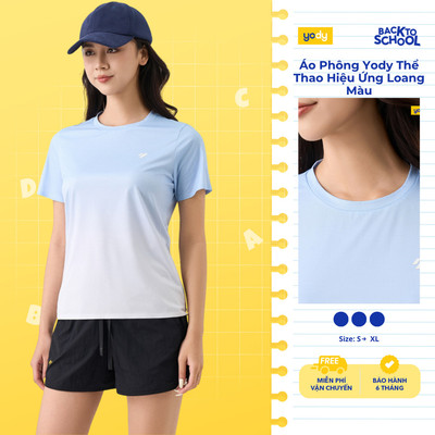 Áo Phông Yody Thể Thao Hiệu Ứng Loang Màu Áo Thun Năng Động Thoáng Khí WATS26S009