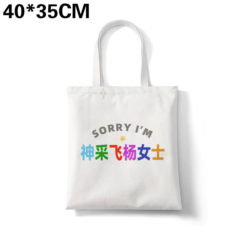 Dopamine xin lỗi Magical Flying Young Lady You Want Me How Canvas Bag Name Harmony Commuter Dung tíc
