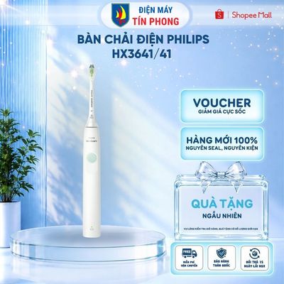 Bàn chải điện Philips HX3641/41 bảo hành 2 năm | Hàng chính hãng