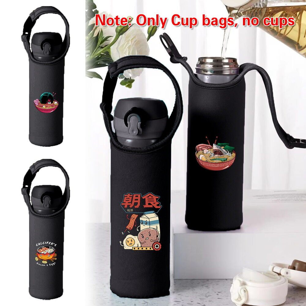 Ống bọc cốc Adjustable Buckle Cup Cover Universal Fit Stainless Steel Thermos Flask Bag japan series
