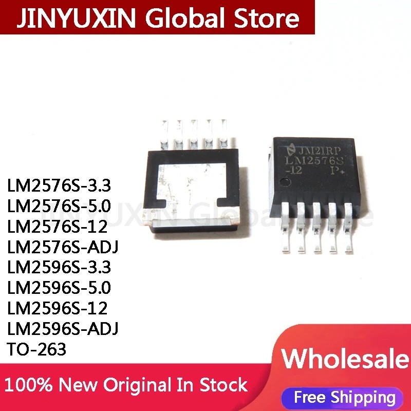 5 Chiếc LM2576S LM2576S-3.3 LM2576S-5.0 LM2576S-12 LM2576S-ADJ LM2596S-3.3 LM2596S-5.0 LM2596S-12 LM