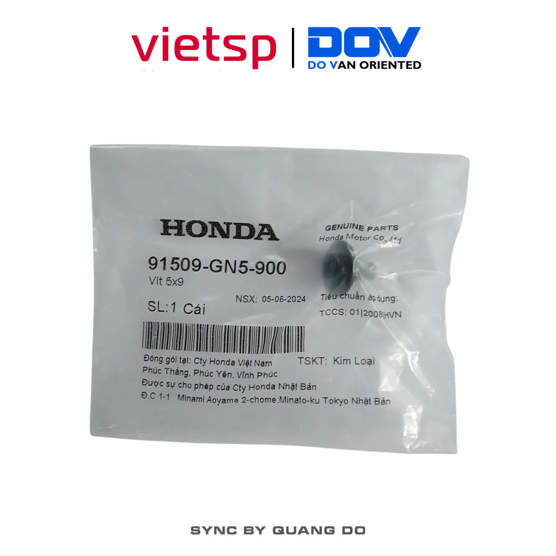 Vít 5X9 HONDA Dream (91509GN5900)