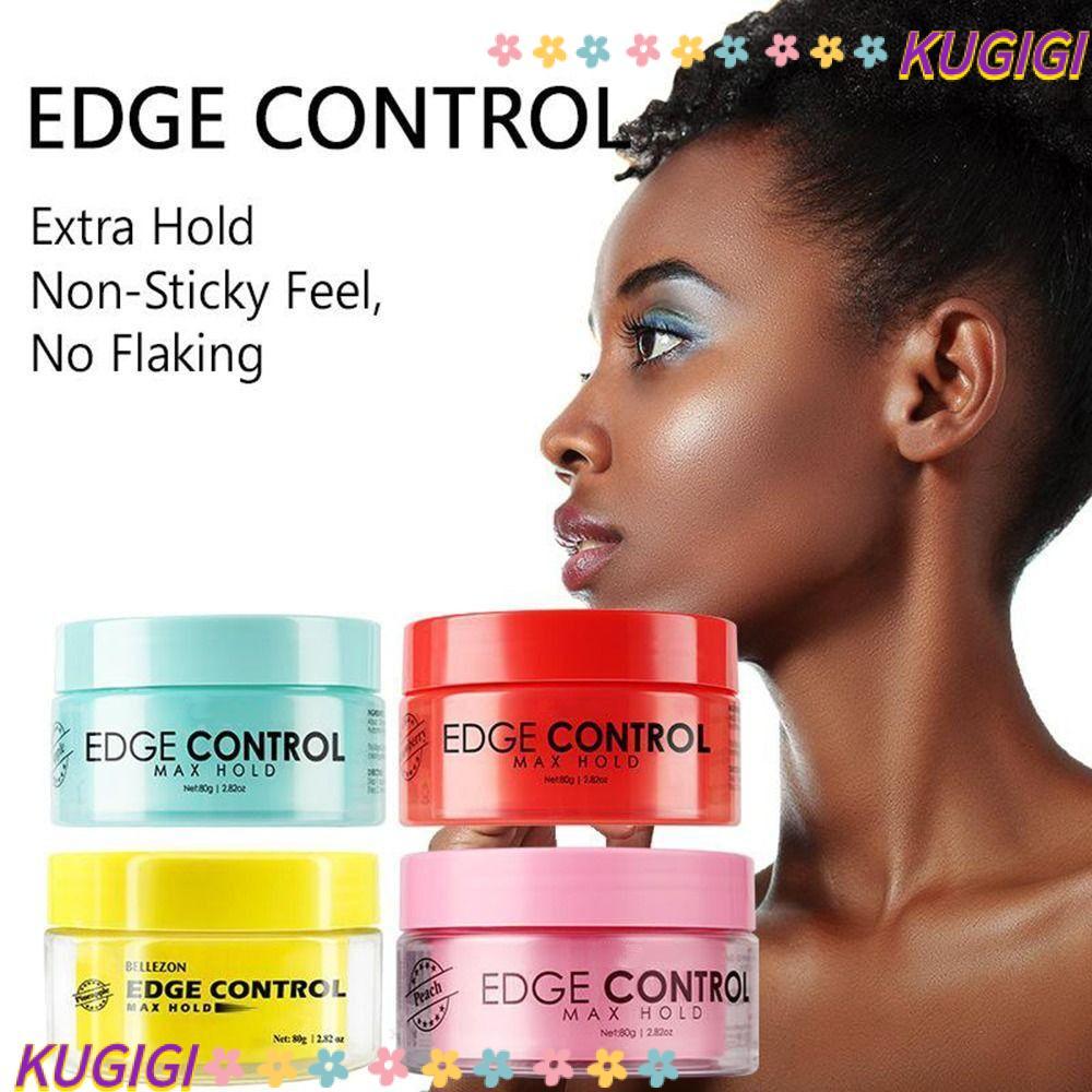KUGIGI Râu Edge Control Wax, Gel Tạo Kiểu Tóc Hương Trái Cây Mạnh Mẽ, Chuyên Nghiệp Với Dầu Castor L