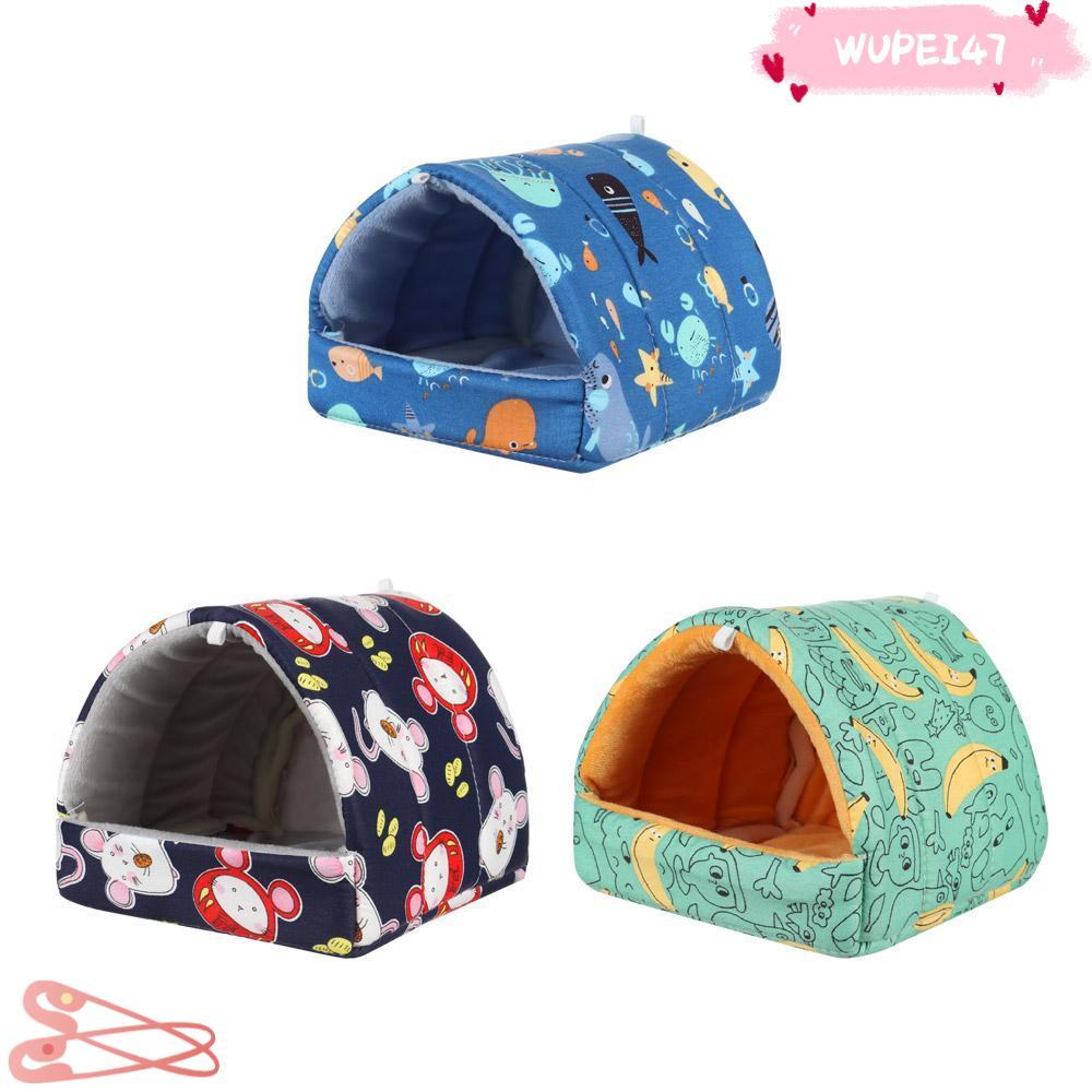 WUPEI47AD Hamster House Thỏ Sóc Lồng Mini Mùa Đông Nhiều Màu Sắc Chuột Lang Tổ