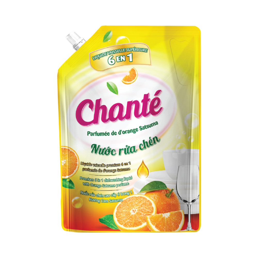 Nước rửa chén Chante hương cam túi 3.2 lít - 45211