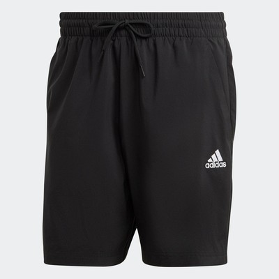 adidas Phong cách sống Quần Short Chelsea Logo Nhỏ Essentials AEROREADY Nam Đen IC9392