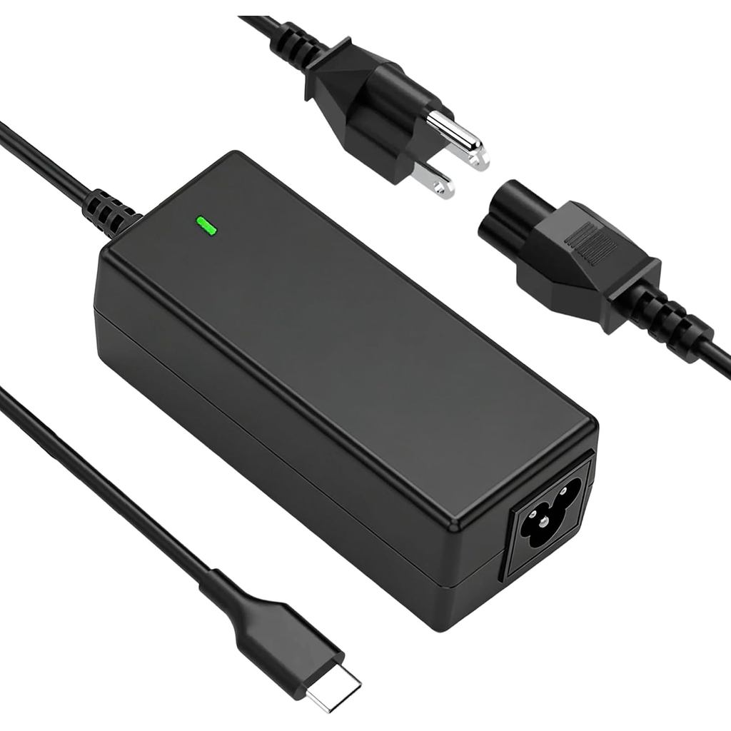 Bộ sạc máy tính xách tay USB C 45W Bộ sạc đa năng PD Type ‐ C Tương thích với HP Chromebook Dell Len
