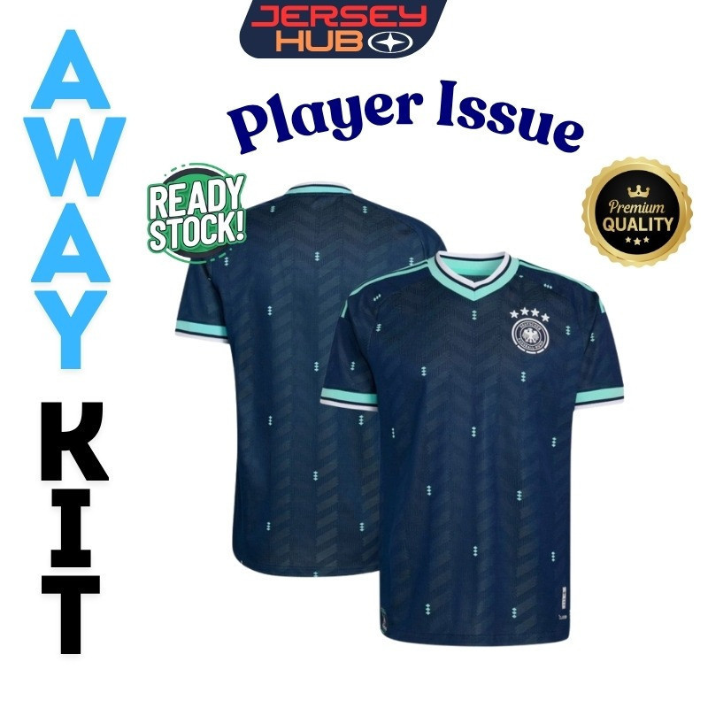 Đức Jersey World Cup 2026 Jersi Đức Sân khách Jersey Germani Player Issue 1: 1 [HÀNG CÓ SẴN]