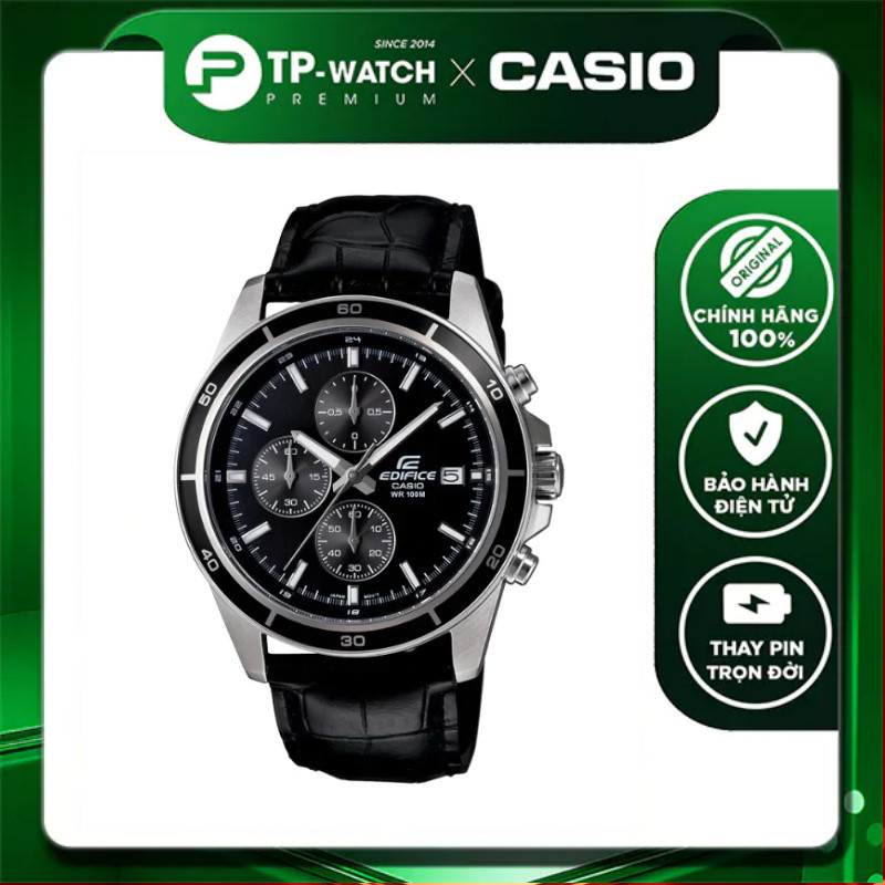 Đồng Hồ Nam Casio Edifice EFR-526L-1AVUDF Chính Hãng | Casio Edifice EFR-526L-1A Dây