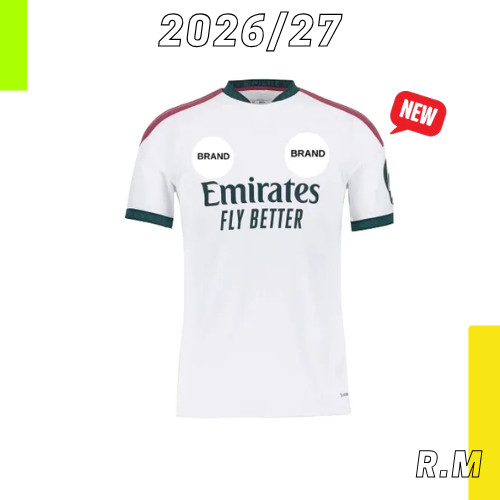 (MỚI) Real _ Madrid _ Home 2026 / 27 Áo bóng đá Fan Player Issue Jersey Jersi Bola Sepak Kelab RM