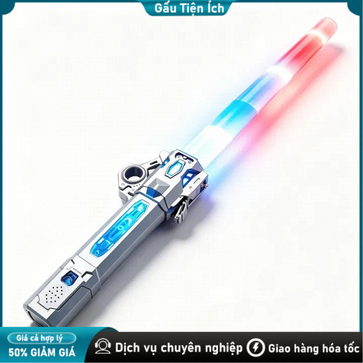 Đồ chơi kiếm laser bảy màu co giãn, Có thể ghép nối, Tặng quà,Đồ chơi kiếm laser, Có thể co giãn, Ph
