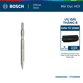 Mũi đục nhọn Bosch HEX 17x280mm