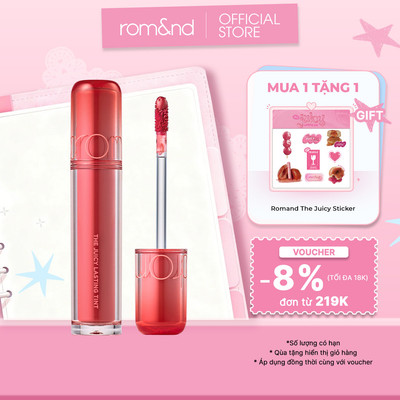 [Rom&nd x KOL] Son Tint lì cho môi căng mọng ROMAND THE JUICY LASTING TINT