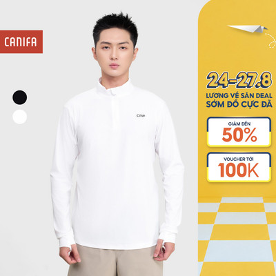 Áo phông active nam CANIFA dài tay cổ cao 8TL25W002
