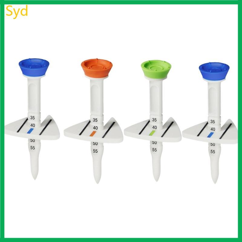 Syd 4 Chiếc Golf Tee Golf Nhựa Tee Golf Đế Golf Golf Hỗ Trợ Tee Golf Tee Bộ Tee