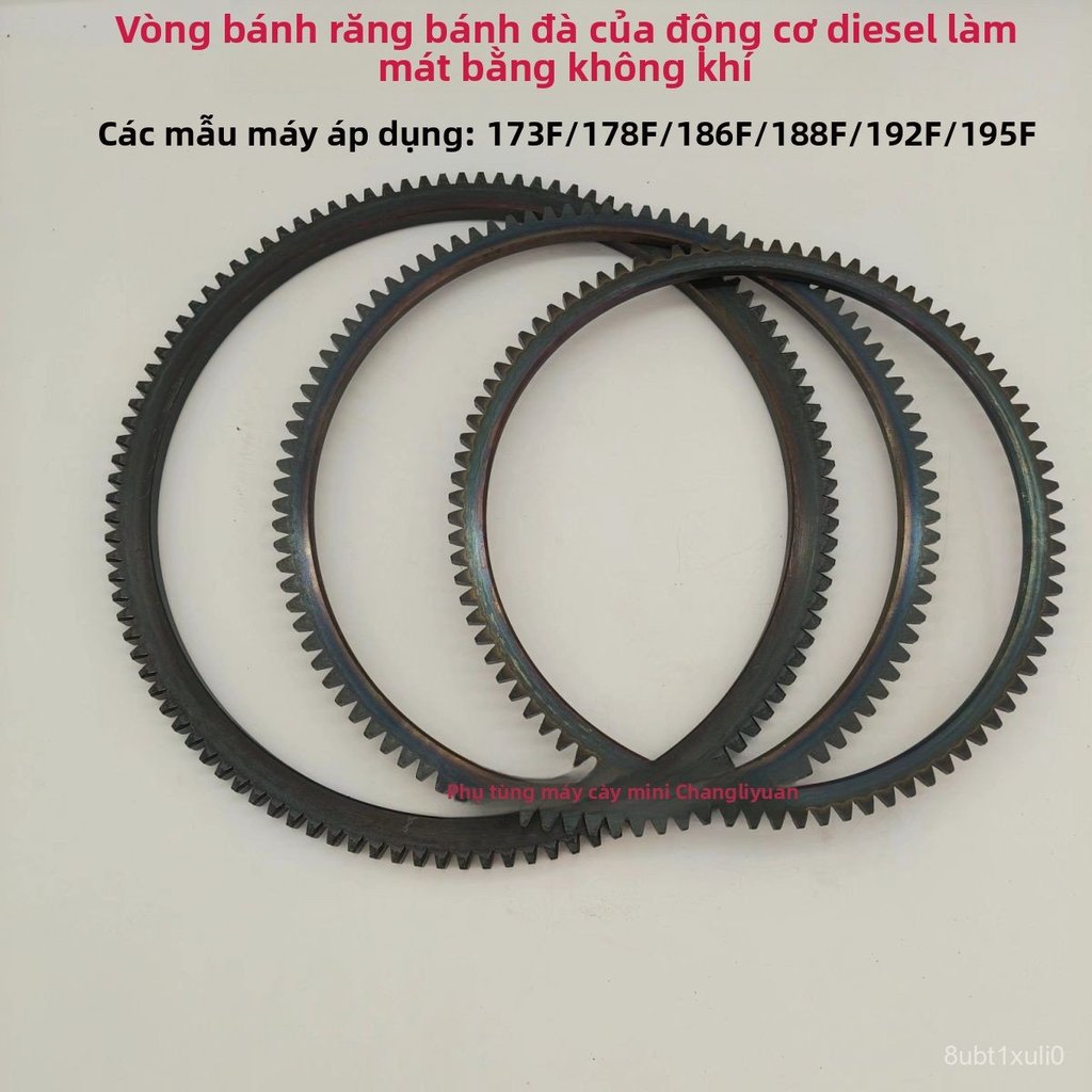 Vành răng bánh đà đề cho máy xới đất làm mát bằng gió Changchai 170/173/178/186F chính hãng