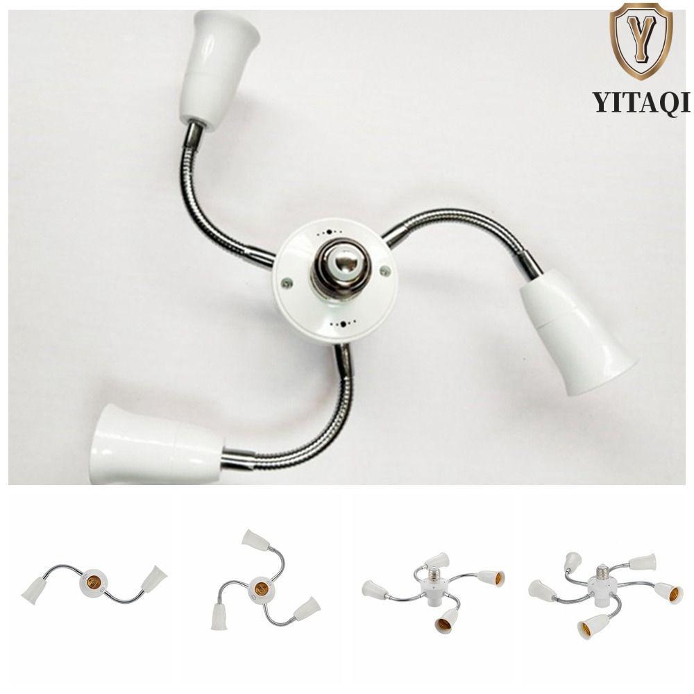 YITAQI Bộ chuyển đổi giá đỡ đèn YITAQI E27, Bộ chuyển đổi bóng đèn linh hoạt Bộ chia ổ cắm đèn E27, 