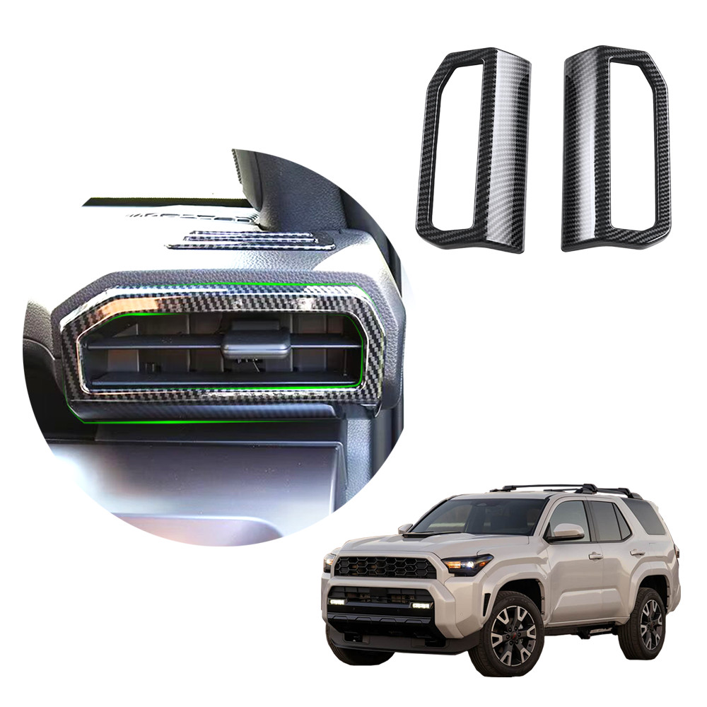 Premium-Auto Phụ Kiện Nội Thất Ô Tô Phía Trước Điều Hòa Không Khí Nắp Lỗ Thông Hơi Ổ Cắm Khung Viền 