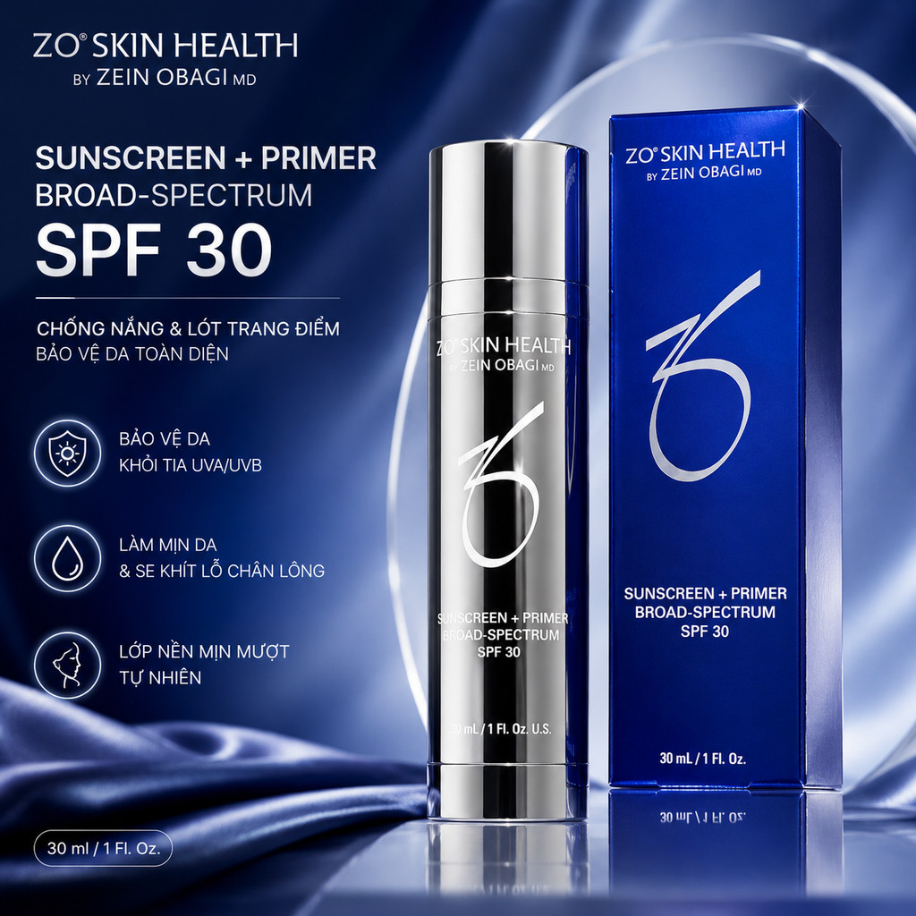 KEM CHỐNG NẮNG ZO SUNSCREEN + PRIMER SPF 30 30ml