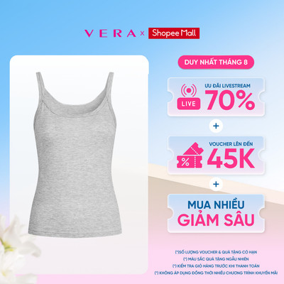 Áo camisole nữ Misaki modal spandex trơn - M1120
