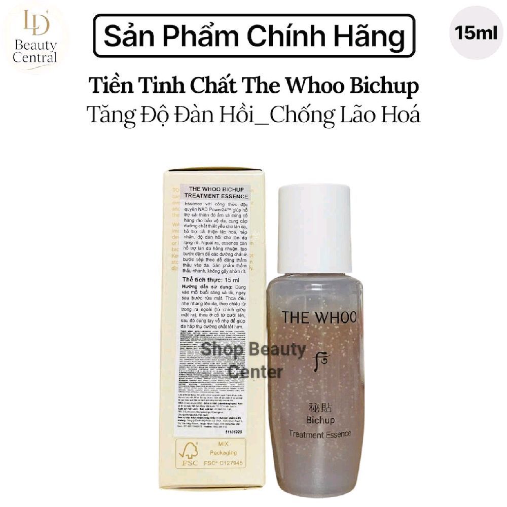 The Whoo Bichup _Tinh Chất Khởi Nguồn  Fist Bichup 15ml - Tăng Độ Đàn Hồi Chống Lão Cho Da