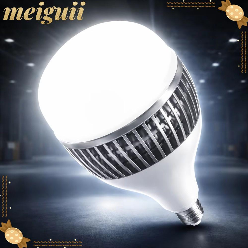 Bóng đèn LED MEIGUII E27, Đèn siêu sáng điện áp 220V cỡ lớn, Di động 100W Power E27 Base Đèn LED siê
