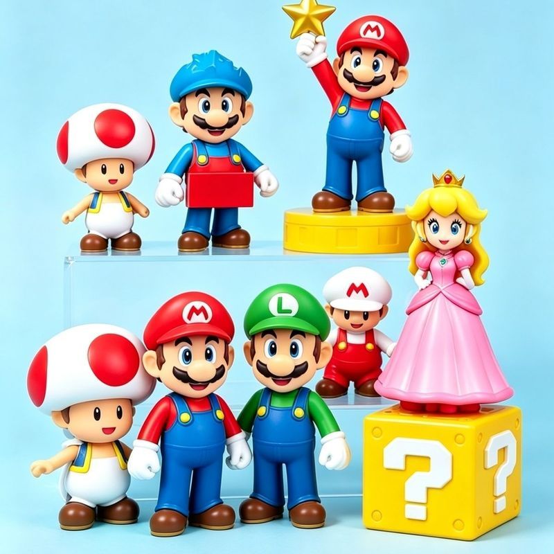Super Mary Louis Brothers Con lắc Yoshi Mushroom Man Mô hình Đồ chơi trẻ em Công chúa 8.29