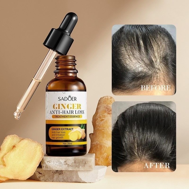 SADOER Gừng Tinh Chất Chăm Sóc Tóc Tinh Chất Serum Cải Thiện Dầu Xả Frizz Khô FFG9116 @