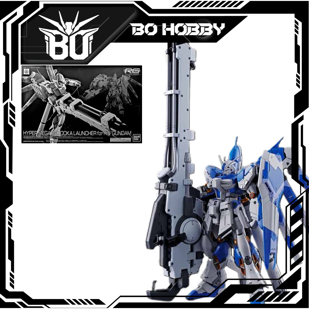 RG 1/144 HYPER MEGA BAZOOKA LAUNCHER FOR HI-NU (HI-V) Gundam