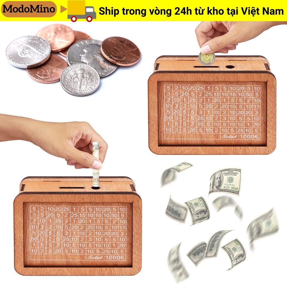 MODOMINO Piggy Bank, Có thể tái sử dụng với mục tiêu tiết kiệm tiền Hộp đựng tiền, Hộp tiết kiệm tiề