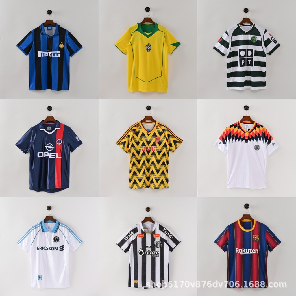 Retro Samba Ana Marseille Mùa Parissa Phiên Bản Brazil Cathay Pacific Club Mi Football League Jersey