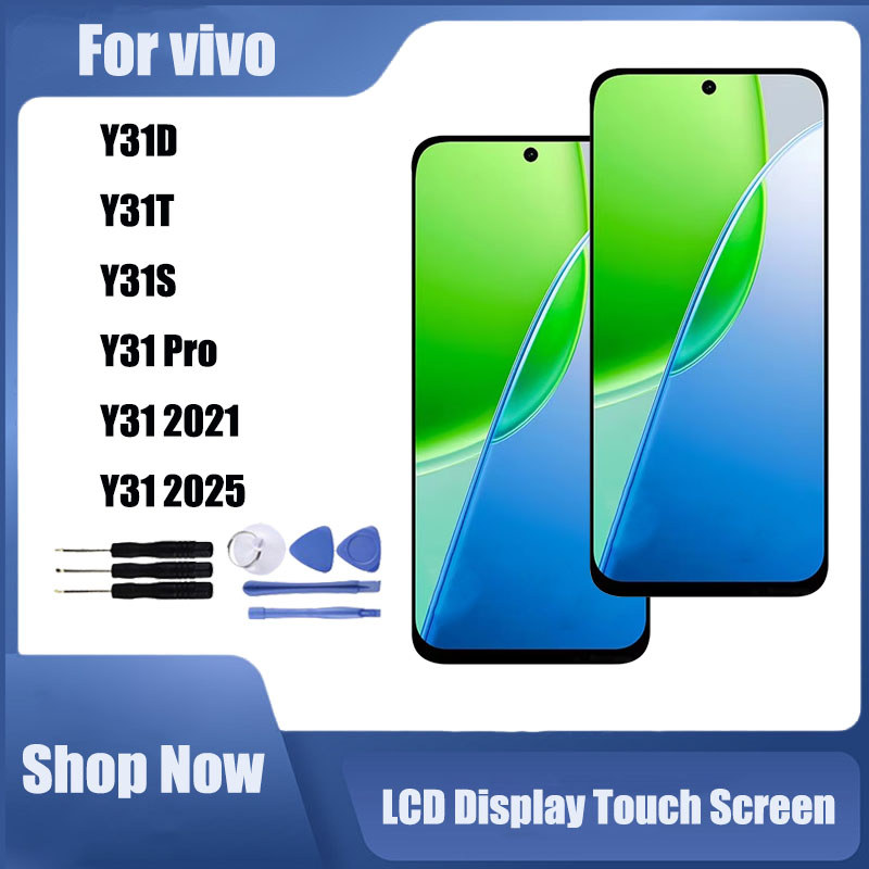 Dành Cho vivo Y31 2021 Y31 2025 Y31S Y31 Pro Y31D Màn Hình LCD Thay Thế Màn Hình Cảm Ứng
