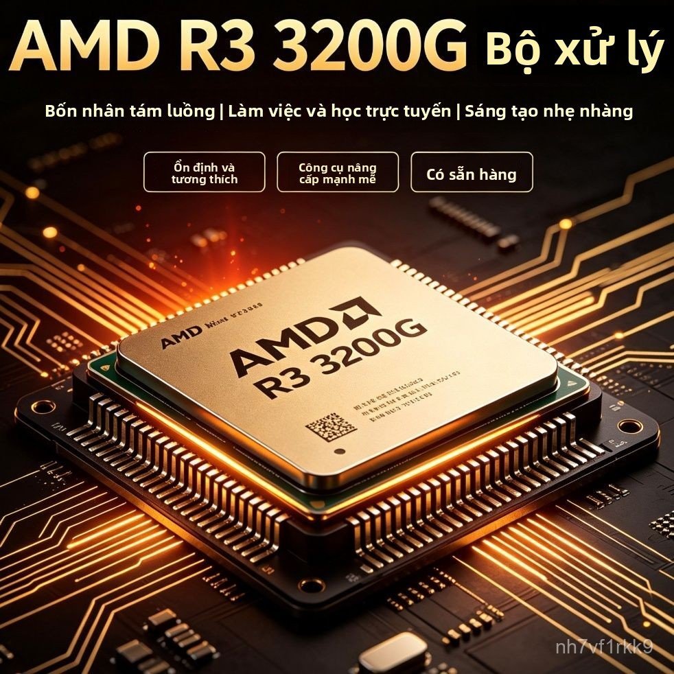 CPU AMD Ryzen 3 3200G 4 nhân 4 luồng socket AM4 hàng mới tray bán chạy giao nhanh