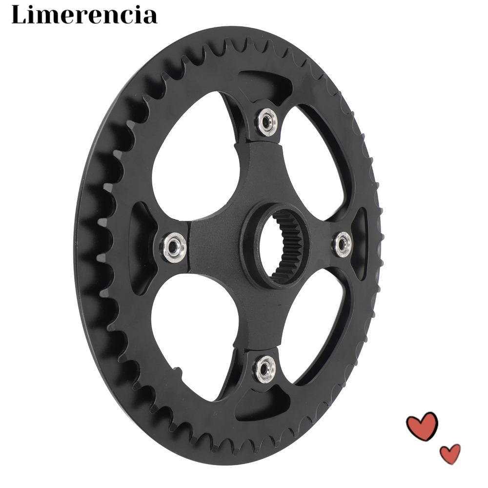 LIMERENCIA Mid Drive Chainring, Hợp kim nhôm 104mm BCD E-Bike Chainring, Trọng lượng nhẹ bền 42T Cha