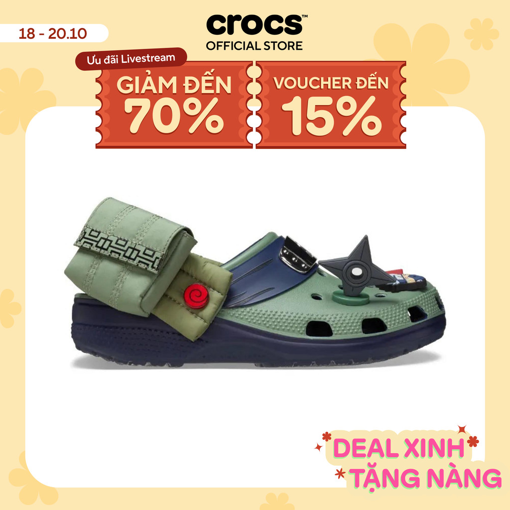 Giày Clog Unisex Crocs Classic Naruto - Navy - 209445-410