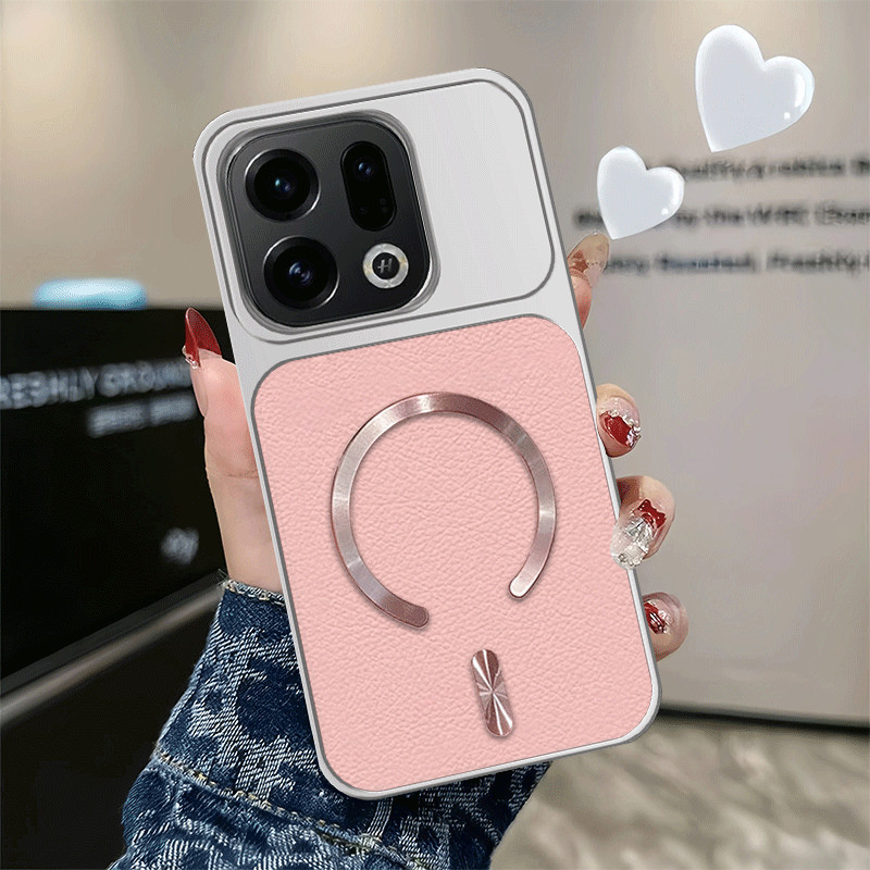 Ốp Lưng Cho OPPO Find X9 / X9 Pro / OPPO Find X9S Pro 5G / X9 Ultra Ốp Điện Thoại Thiết Kế Mới Với Cuộn Dây Từ Tính Ống Kính Lớn Cửa Sổ Chống Sốc