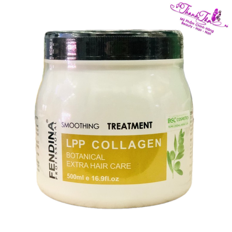 Kem ủ tóc, hấp tóc phục hồi tóc hư tổn Fendina LPP Collagen 500ml - NN