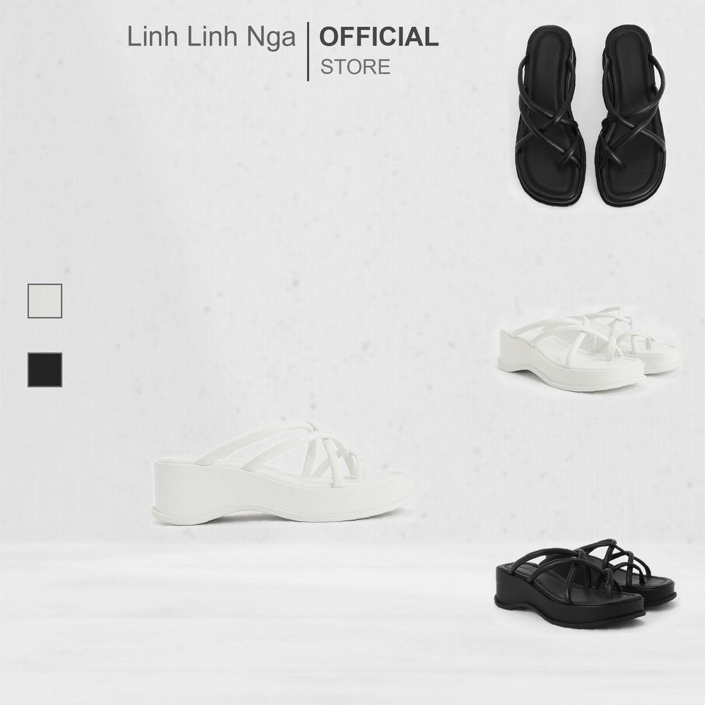 Giày С&Κ Strappy Tubular Wedge Sandals - CK1-80580142 chính hãng đủ bill