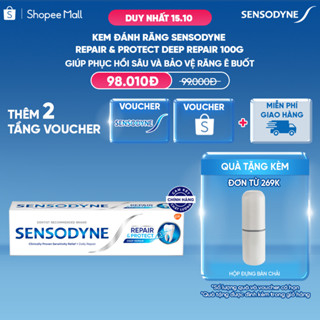 Kem đánh răng SENSODYNE Repair & Protect Deep Repair 100g giúp phục hồi sâu và bảo vệ răng ê buốt