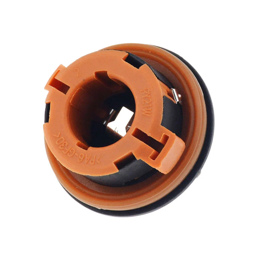 PA6-GF30 Giá đỡ đèn báo rẽ và PY21W Đèn pha ô tô màu cam hổ phách cho xe Ford
