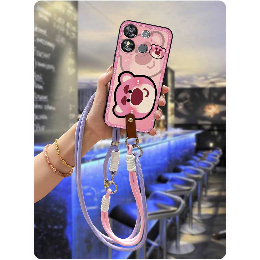 Dây Buộc Bọc Toàn Bộ Ốp lưng Oukitel C57 Pro / C57S Chống Thấm Nước Đeo Ngang Silicon Mềm Chống Bụi 