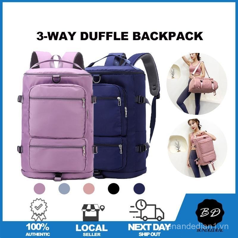 [SG] Ba lô Duffel du lịch 3 chiều / Túi du lịch Duffle Weekender / Duffel Sling / Gym & Duffel thông